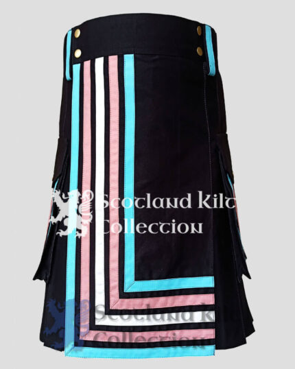 Trans Pride Kilt front side