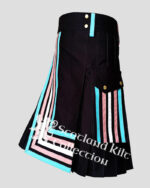 Trans Pride Kilt left side