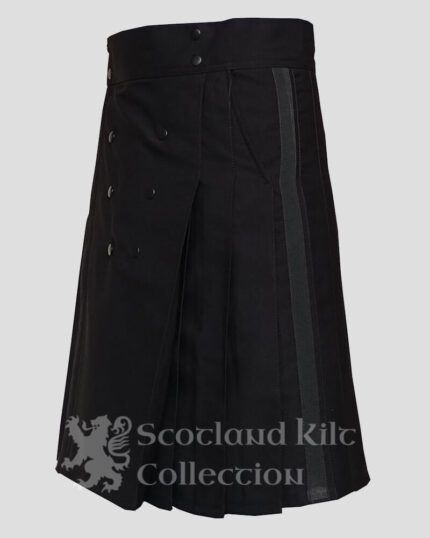 kilt Tuxedo - Custom Tuxedo Surge Wool Kilt | left side