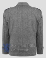 Tweed Crail Highland Kilt Jacket and Waistcoat back side