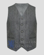 Tweed Crail Highland Kilt Jacket and Waistcoat - vest