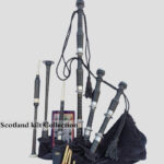 Black Velvet Scottish Highland Bagpipe Set