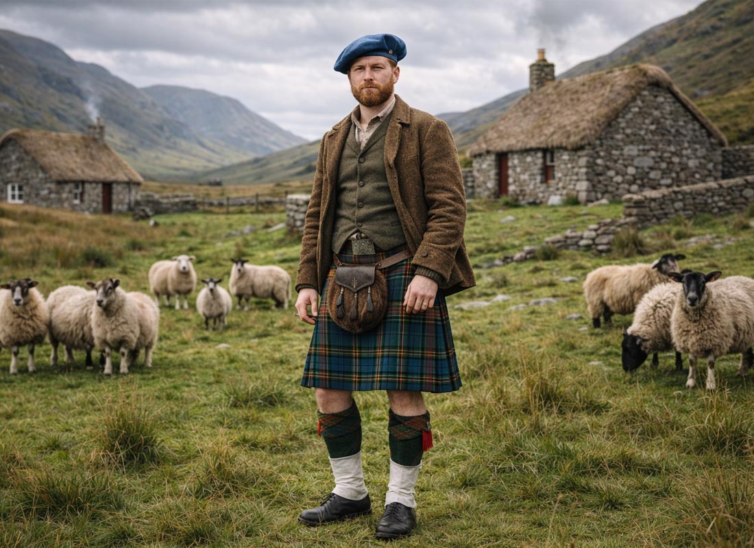 Blue Bonnet: The Original Scottish Working Cap