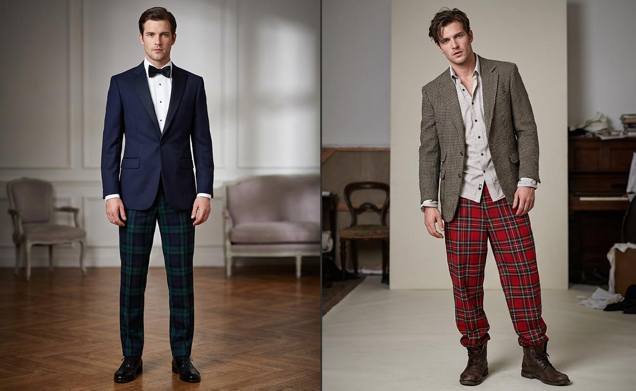 How To Wear a Dinner Jacket With Tartan Trews - Complete Style Guide