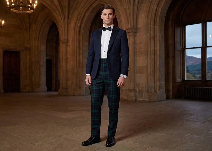 How To Wear a Dinner Jacket With Tartan Trews - Complete Style Guide