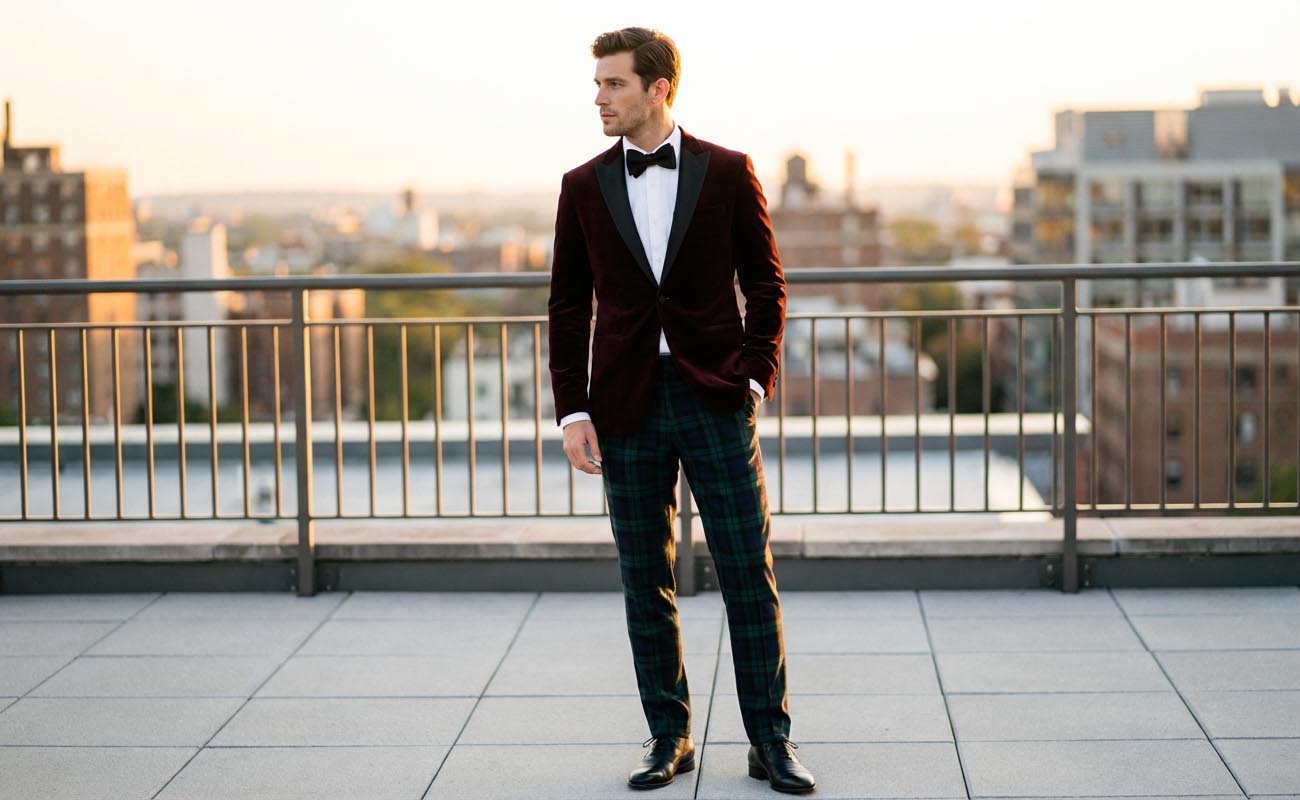 How To Wear a Dinner Jacket With Tartan Trews - Complete Style Guide