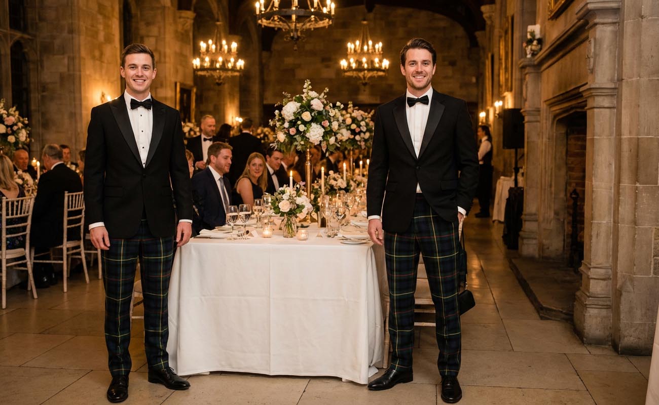 How To Wear a Dinner Jacket With Tartan Trews - Complete Style Guide