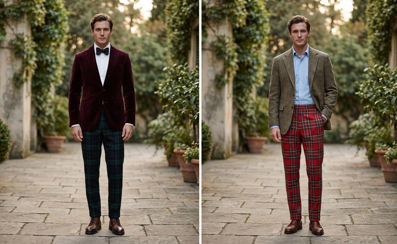 How To Wear a Dinner Jacket With Tartan Trews - Complete Style Guide