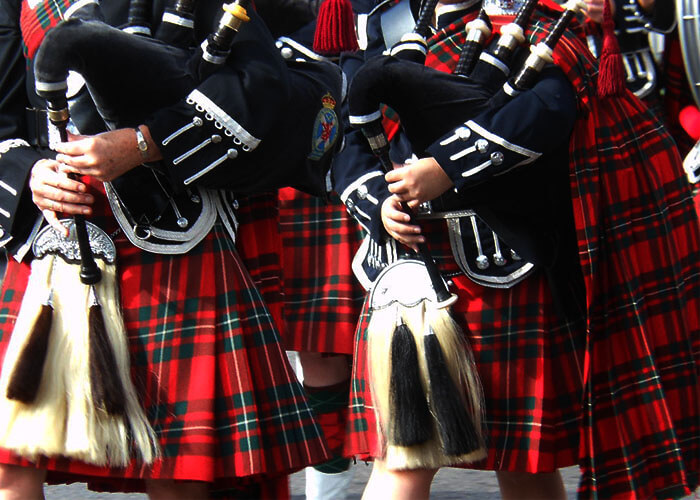What's the traditional kilt worn in Scotland
