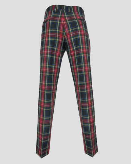 Black Stewart Tartan Trews - Classic and Stylish backside