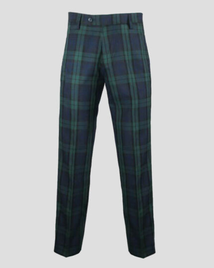 Black Watch Tartan Trousers