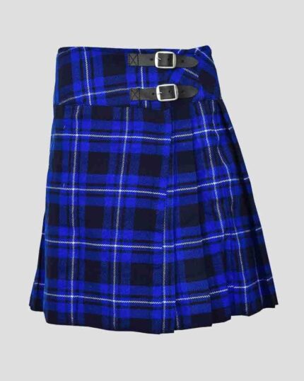 Clan Ramsey Blue Women Tartan Kilt/Skirt