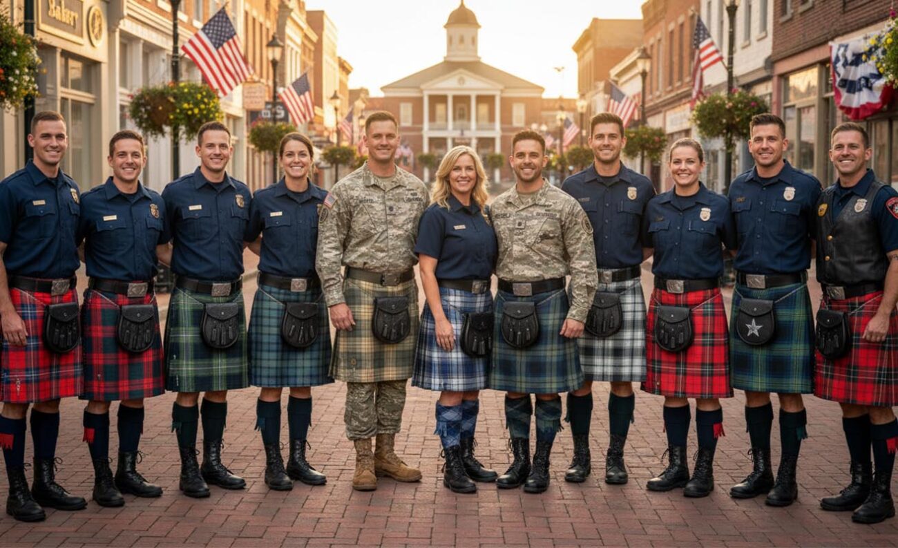 What is The History of Kilts in The USA? From Battlefields to Modern Fashion