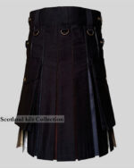 Black Hybrid Utility Bear Pride Kilt backside