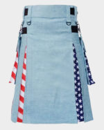 Blue Denim USA Hybrid Kilt