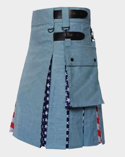 Blue Denim USA Hybrid Kilt leftside