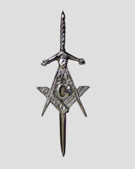 Masonic Kilt Pin Silver