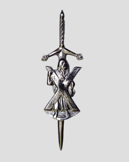 Saint Andrew Kilt Pin Silver