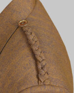 Brown Serge Wool Argyll Jacket With Vest