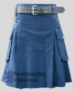 Navy Blue Utility Kilt