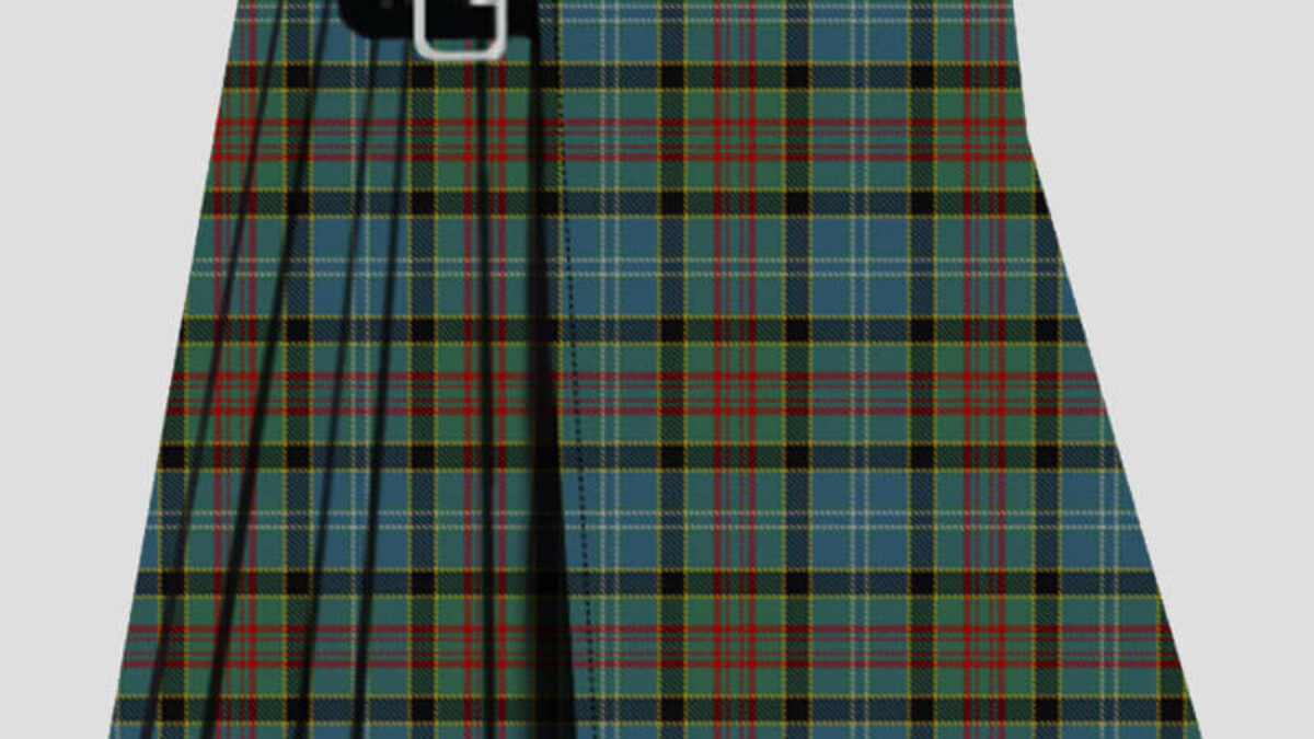 Paisley store tartan kilt