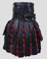 McPherson Tartan Leather Hybrid Kilt
