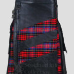 McPherson Tartan Leather Hybrid Kilt