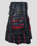 McPherson Tartan Leather Hybrid Kilt