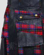 McPherson Tartan Leather Hybrid Kilt