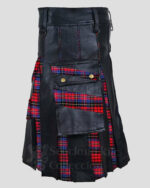 McPherson Tartan Leather Hybrid Kilt