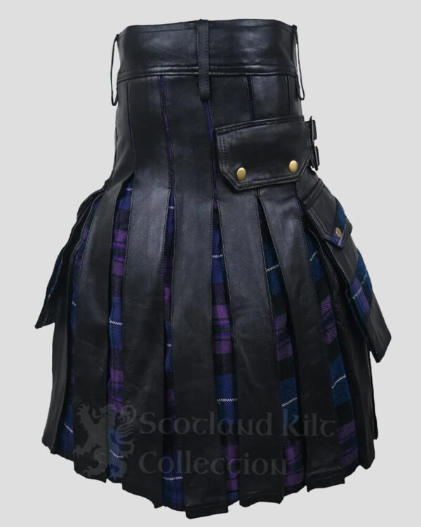 Pride of Scotland Tartan Leather Hybrid Kilt