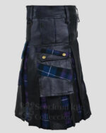 Pride of Scotland Tartan Leather Hybrid Kilt