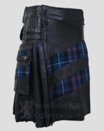 Pride of Scotland Tartan Leather Hybrid Kilt