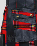 Royal Stewart Tartan Leather Hybrid Kilt
