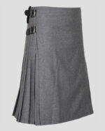 Gray Wool Kilt