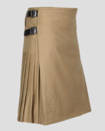 Premium khaki Wool kilt