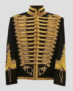 Black Hussar Marching Band Jacket