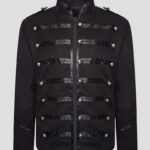 Black Marching Band Drummer Military Parade Jacket