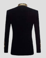 Black Velvet Military Steampunk Jacket