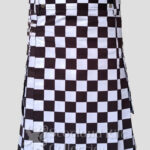 Black & White Checkered Utility Hybrid Kilt