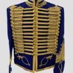 Blue Hussar Marching Pipe Band Jacket For sale