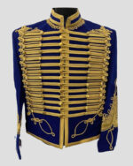 Blue Hussar Marching Pipe Band Jacket For sale