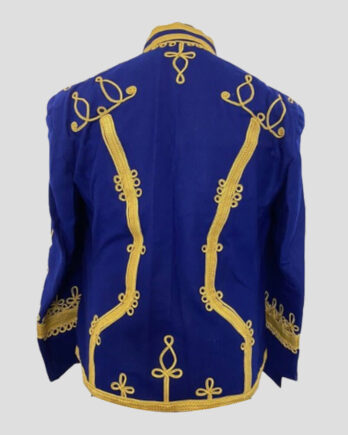 Blue Hussar Marching Pipe Band Jacket For sale