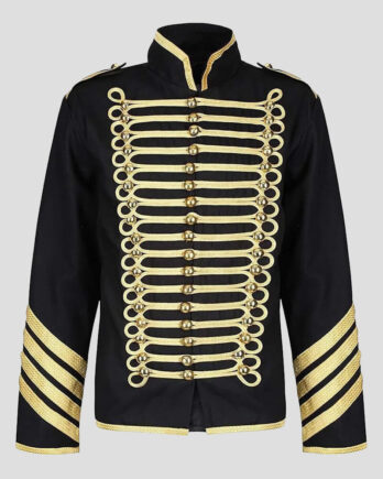 Gold Hussar Parade Steampunk Gothic Jacket