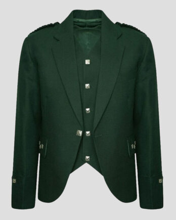 Green Argyll Jacket And Vest