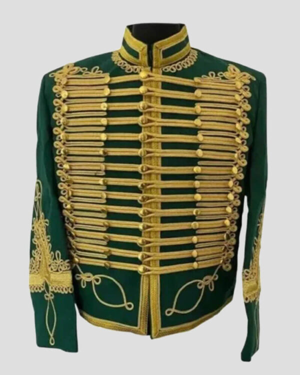 Green Hussar Marching Pipe Band Jacket