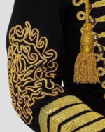 Jimi Hendrix Pipe Band Napoleonic Black Hussar Jacket 18th Century