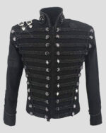 Men's Black Michael Jackson Military Jacket
