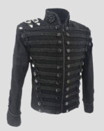 Men's Black Michael Jackson Military Jacket