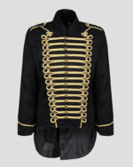 Men’s Parade Marching Band Drummer Gothic Tailcoat Jacket